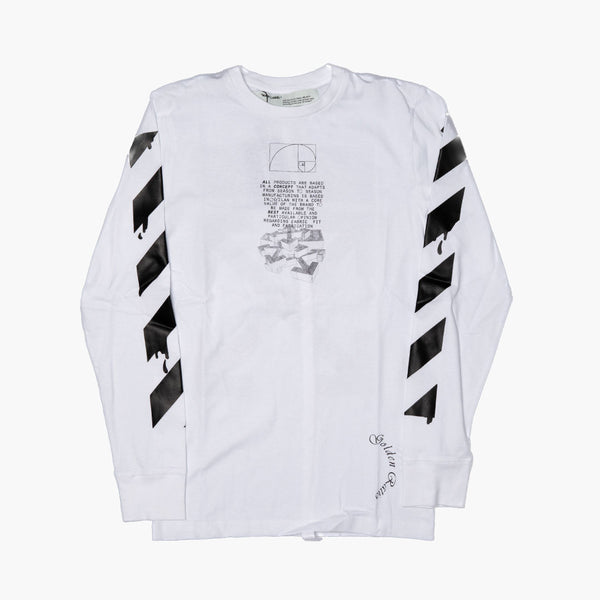 Off White Dripping Arrows Longsleeve White