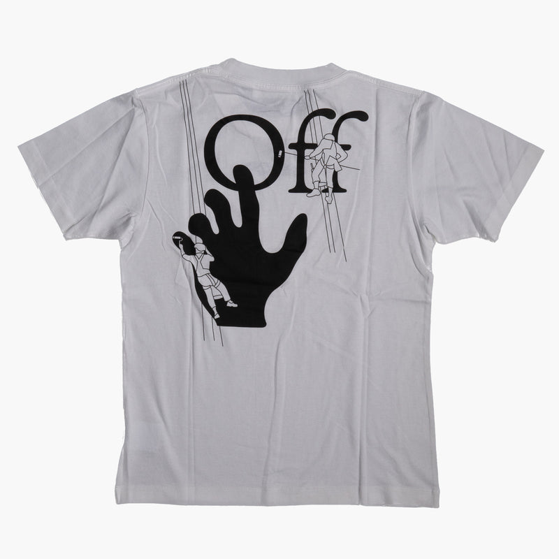 Off White Embroidered Frontlogo Painter T-Shirt White Rückseite