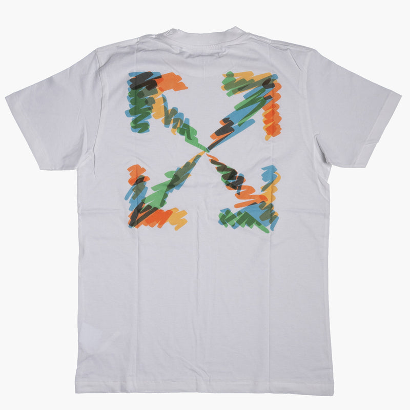 Off White Felt Tip Pen Arrow T-Shirt White Rückseite