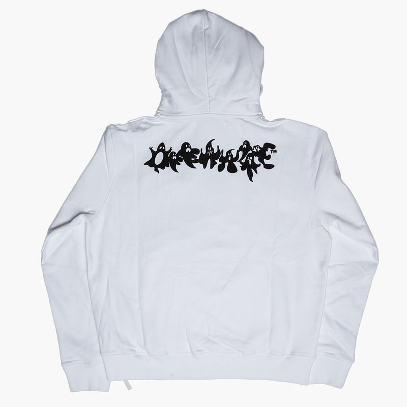 Off White Ghost Hoodie White Rückseite