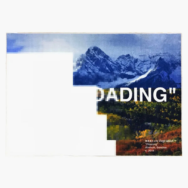 Virgil Abloh X Ikea "Still Loading" RUG 140x200 cm Multi
