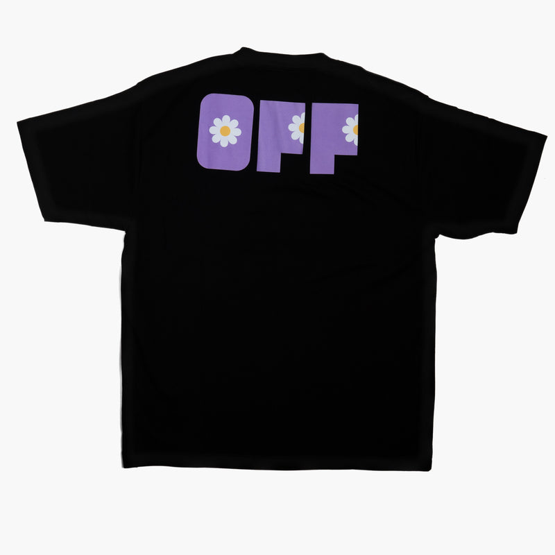 Off White OFF Daisy T-Shirt Black Rückseite