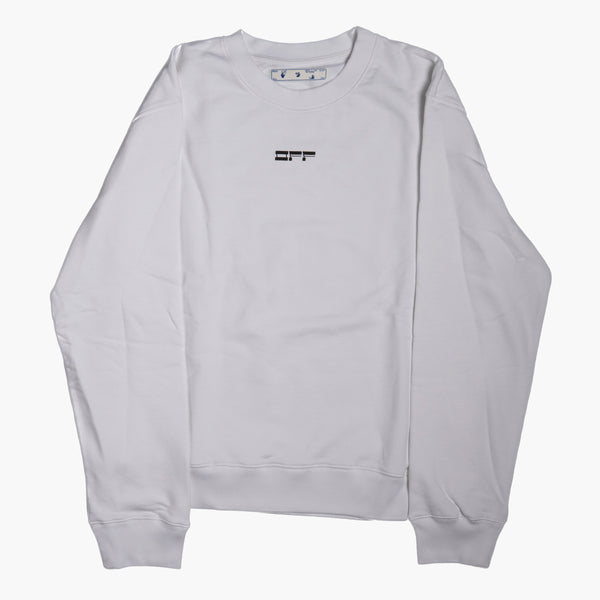 Off White Off Face Sweater White