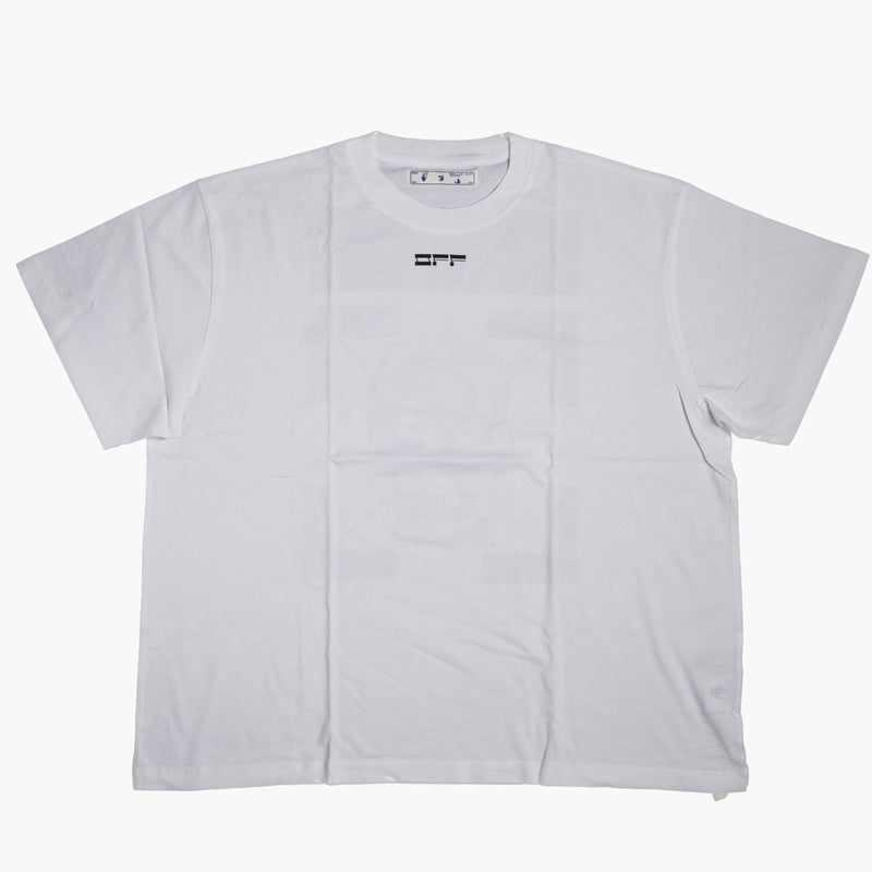 Off White Off Face T-Shirt White
