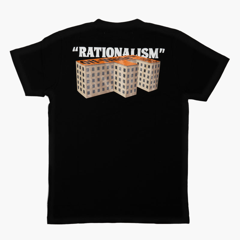 Off White Rationalism Building T-Shirt Black Rückseite