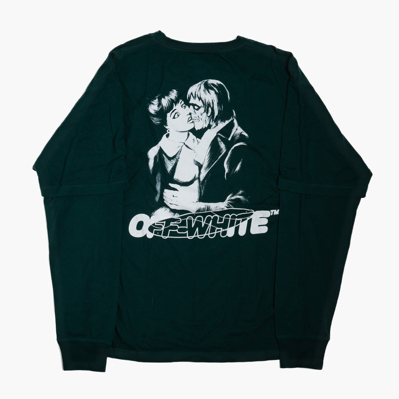 Off White Vampire Kiss Longsleeve Green Rückseite