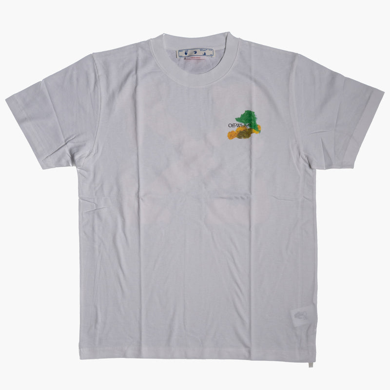 Off White Watercolor T-Shirt White