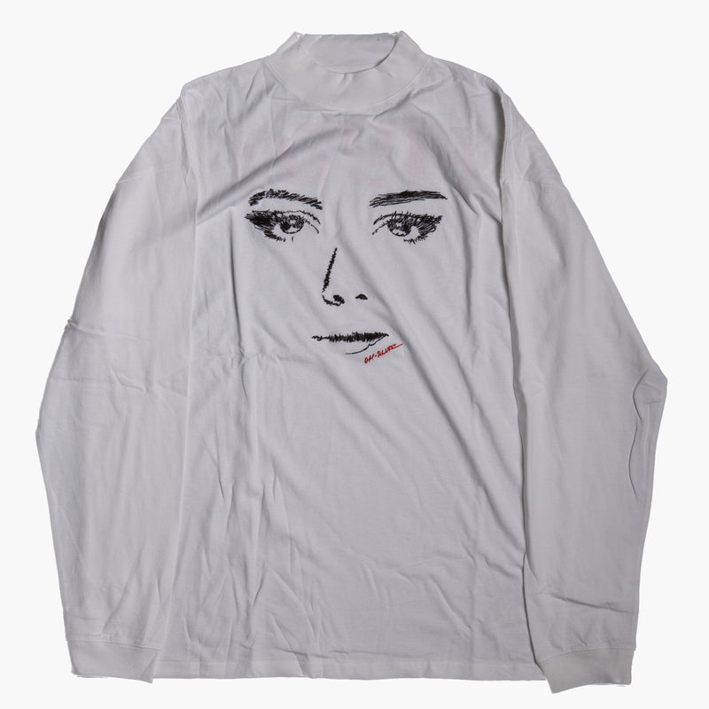 Off White Woman Face/Pivot Longsleeve White