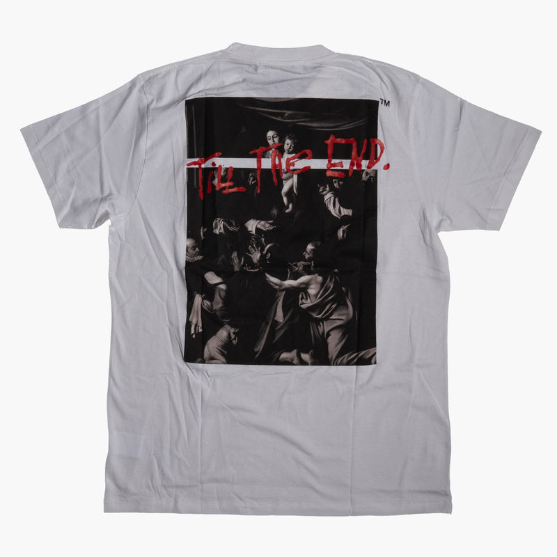 Off White x End Caravaggio Backprint T-Shirt White Rückseite