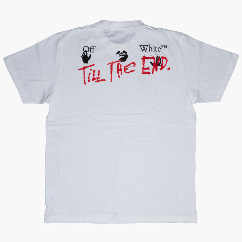 Off White x END Till The End T-Shirt White Rückseite