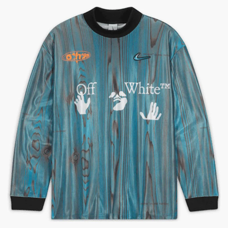 Off-White X Nike 001 Soccer Jersey (Asia Sizing) Blue