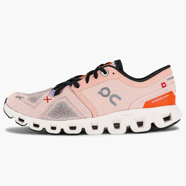 On running cloud x 3 rose sand (Women's)