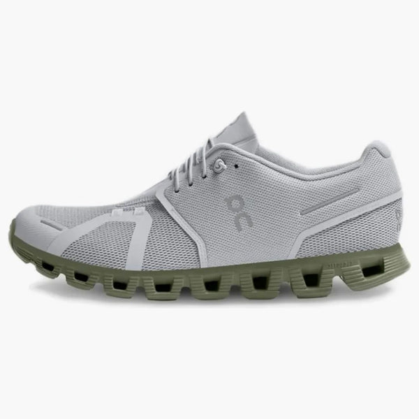 On Running Cloud 5 Glacier Gray Reseda Green