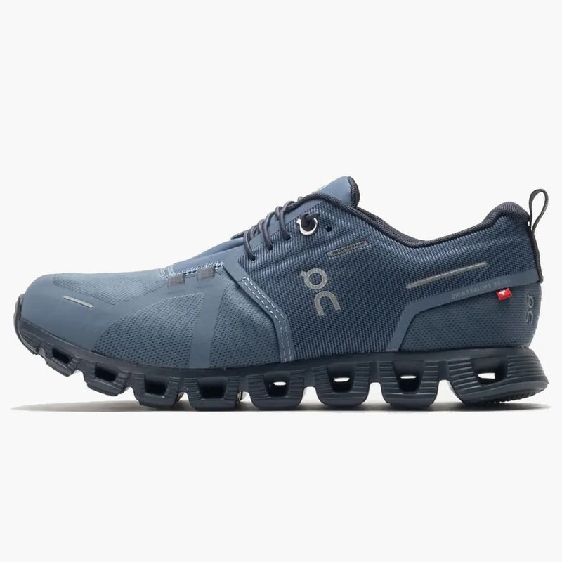On Running Cloud 5 Waterproof Metal Navy (Women's)