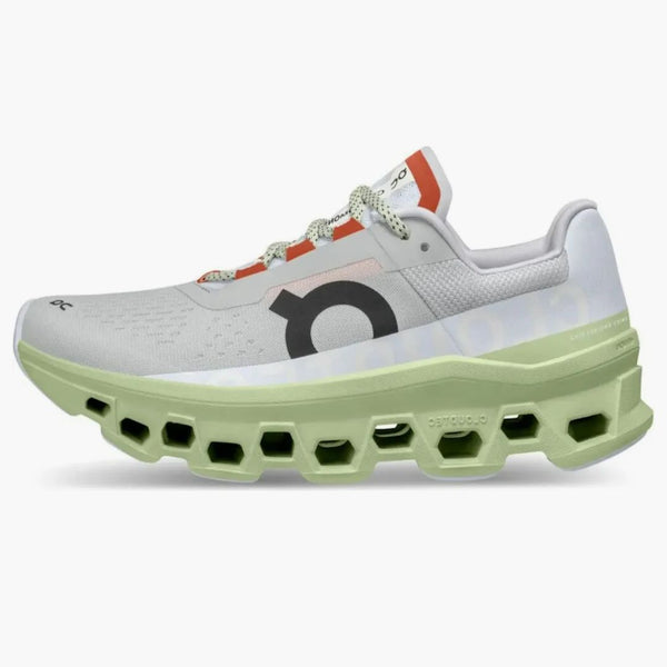 On Running Cloudmonster Glacier Grey Meadow Green (Women's)