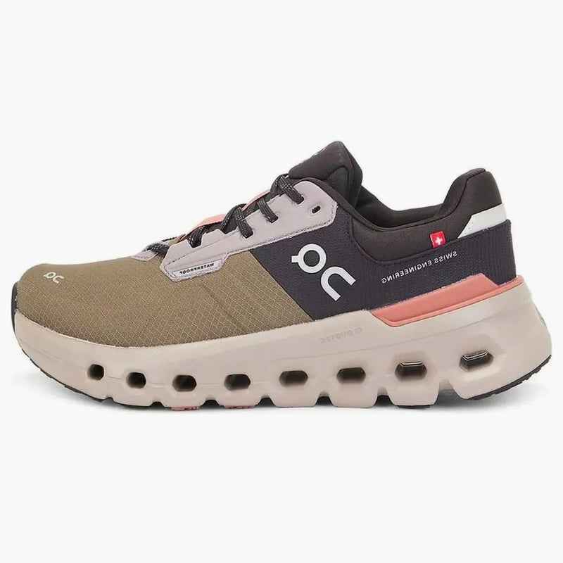 På Running Cloudrunner 2 Waterproof Olive Mahogny (Women's)