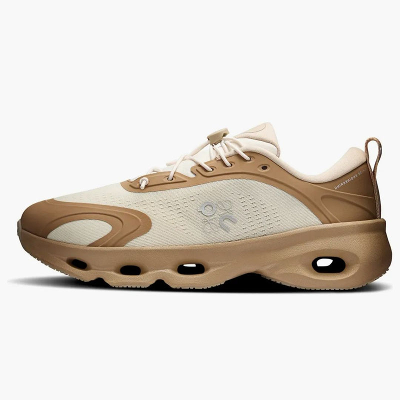 On Running Cloudsolo Loewe Dark Sand Cream (women's)