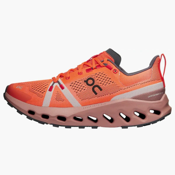 On Running Cloudsurfer Trail Flame Dustrose (Women's)