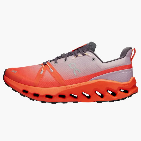 On Running Cloudsurfer Trail Waterproof Mauve Flame