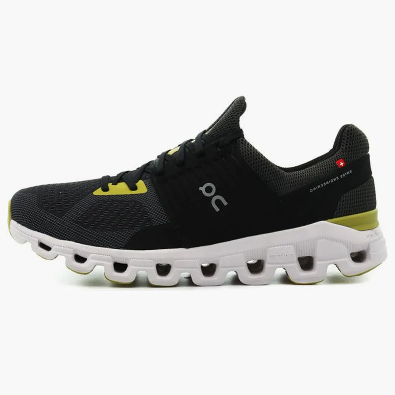 On Running Cloudswift Magnet Black Citron Yellow