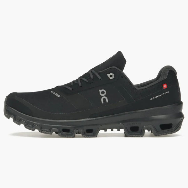 On Running Cloudventure Waterproof Black