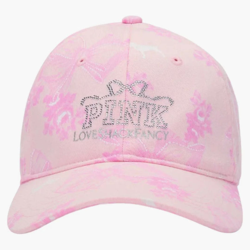 Pink X Loveshackfancy Beaux Icons Baseball Hat Beaux Icons