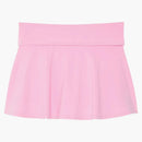 Pink X Loveshackfancy Cotton Foldover Flirty Skirt Pink Lollipop
