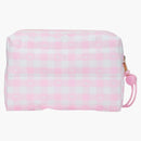 Pink X Loveshackfancy Makeup Bag Icon Gingham