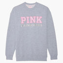Pink X Loveshackfancy Oversized Crew Sweatshirt Medium Heather Grey
