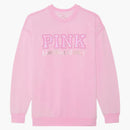 Pink X Loveshackfancy Oversized Crew Sweatshirt Pink Lollipop