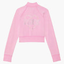 Pink X Loveshackfancy Reissued Full-zip Sweatshirt Pink Lollipop