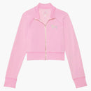 Pink X Loveshackfancy Reissued Full-zip Sweatshirt Pink Lollipop