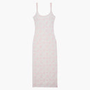 Pink X Loveshackfancy Tartan Icons Modal Midi Dress Tartan Icons