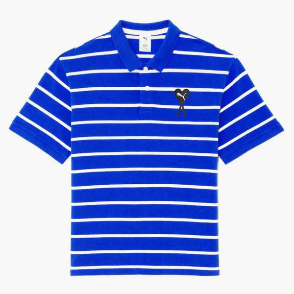 Puma x ami polo modrá/bílá