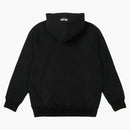 Palacio 1/4 Panel de algodón Zip Capucha Negra