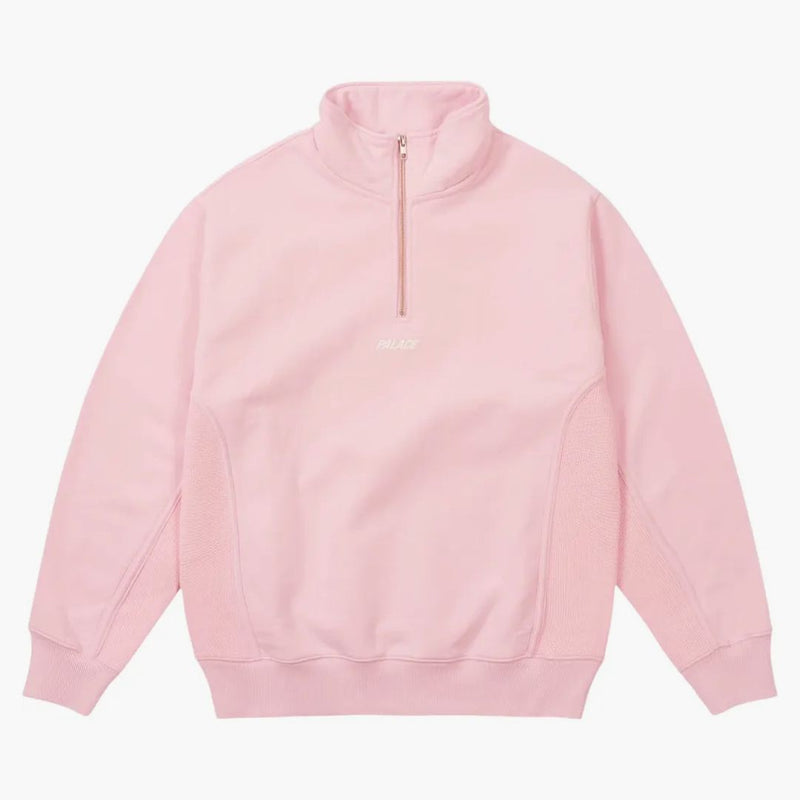 Palace 1/4 Zip Wash Out Funnel Lush Flush