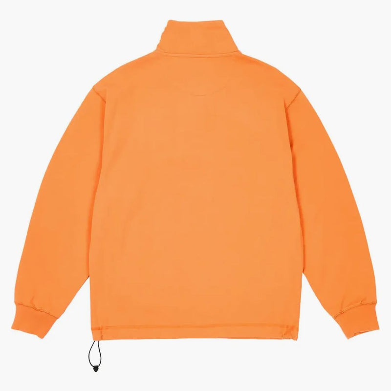 Palazzo 1/4 con zip lavata a canali arancione tigre