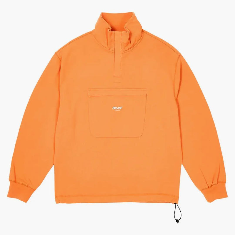 Palazzo 1/4 con zip lavata a canali arancione tigre