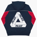 Palace 2 -tonowy kaptur marynarki wojennej/czerwony