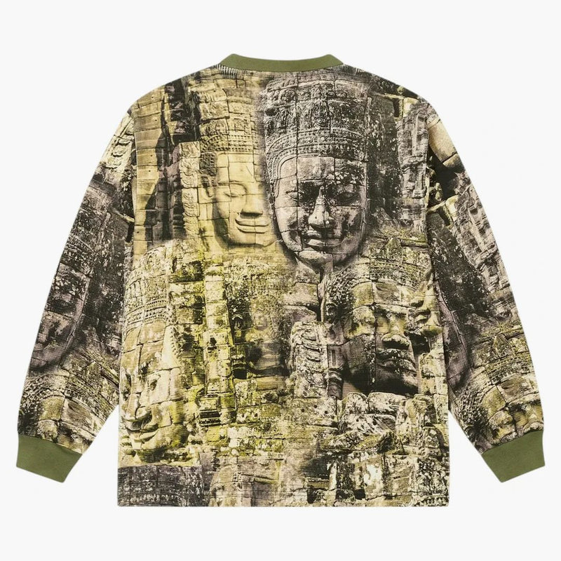 Palazzo waffle longsleeve camo