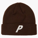 Palace 3d P Beanie Brown