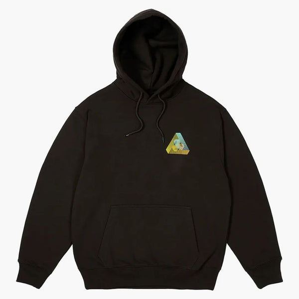 Palace 3p Fade Hood nero