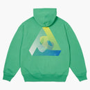 Palace 3p Fade Hood Sweet Pea Green