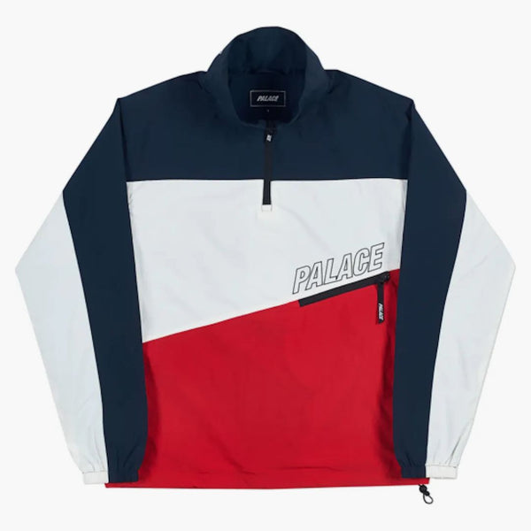 Palazzo a guscio a 3 tracce top navy/bianco/rosso