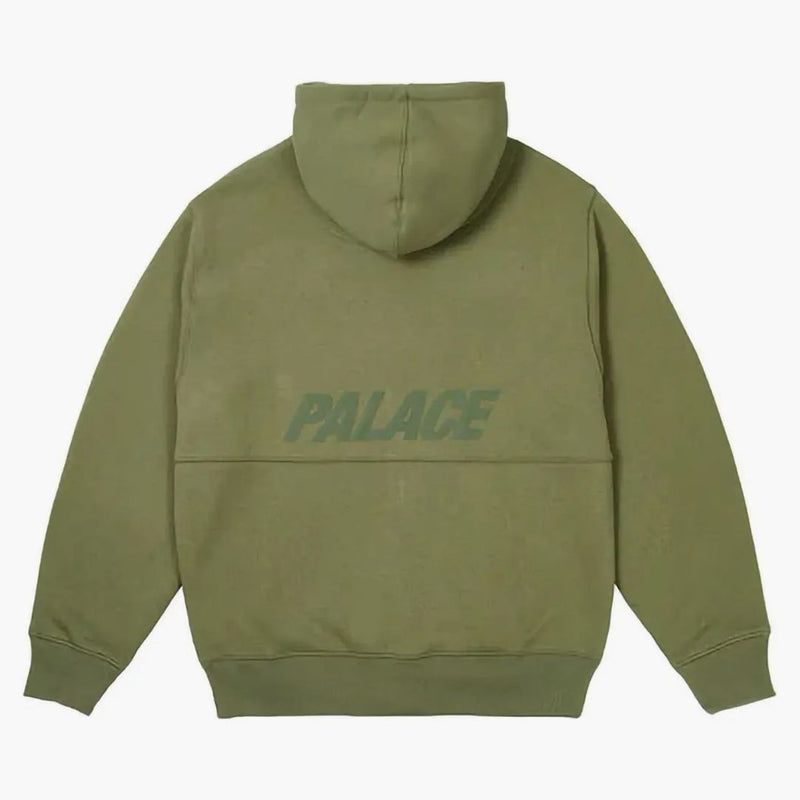 Palazzo 5g zip hood il verde intenso