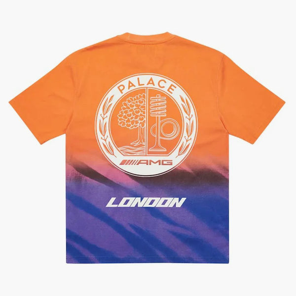 Palace AMG 2.0 T-shirt di Londra arancione/viola