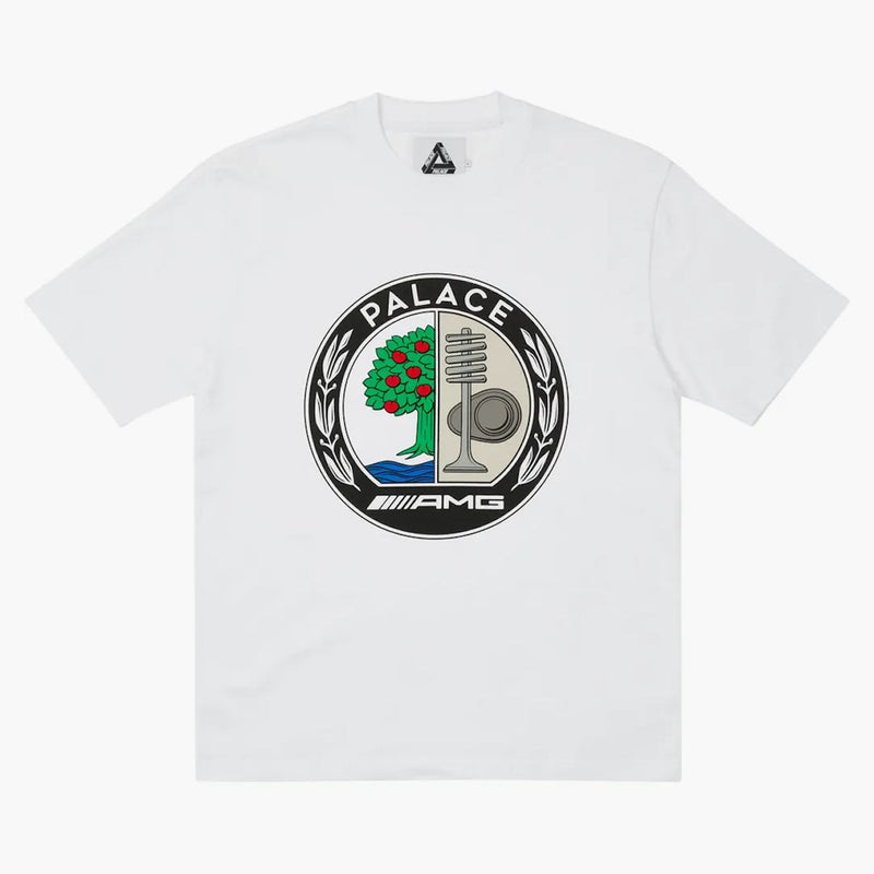 Palace AMG Emblem T-shirt vit