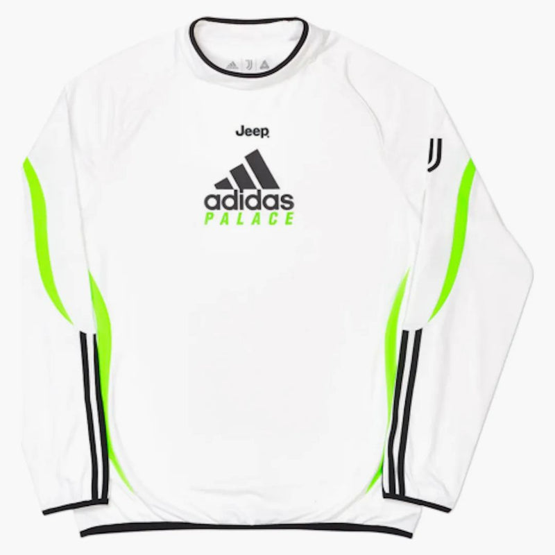 Palace adidas palace juventus rozgrzewa się top biały