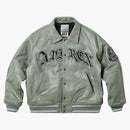 Palace Avirex Leather Jacket Gray