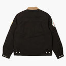 Chaqueta de trabajo de insignia de palacio negro